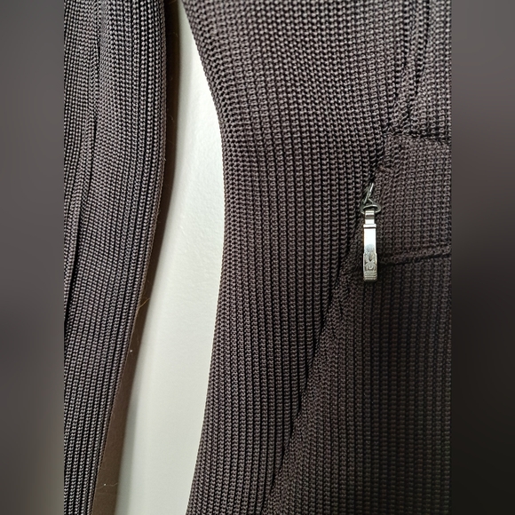 Spyder Core Zip Up Brown Sweater Jacket Size Small Women's - Zippered Pockets - Picture 6 of 15